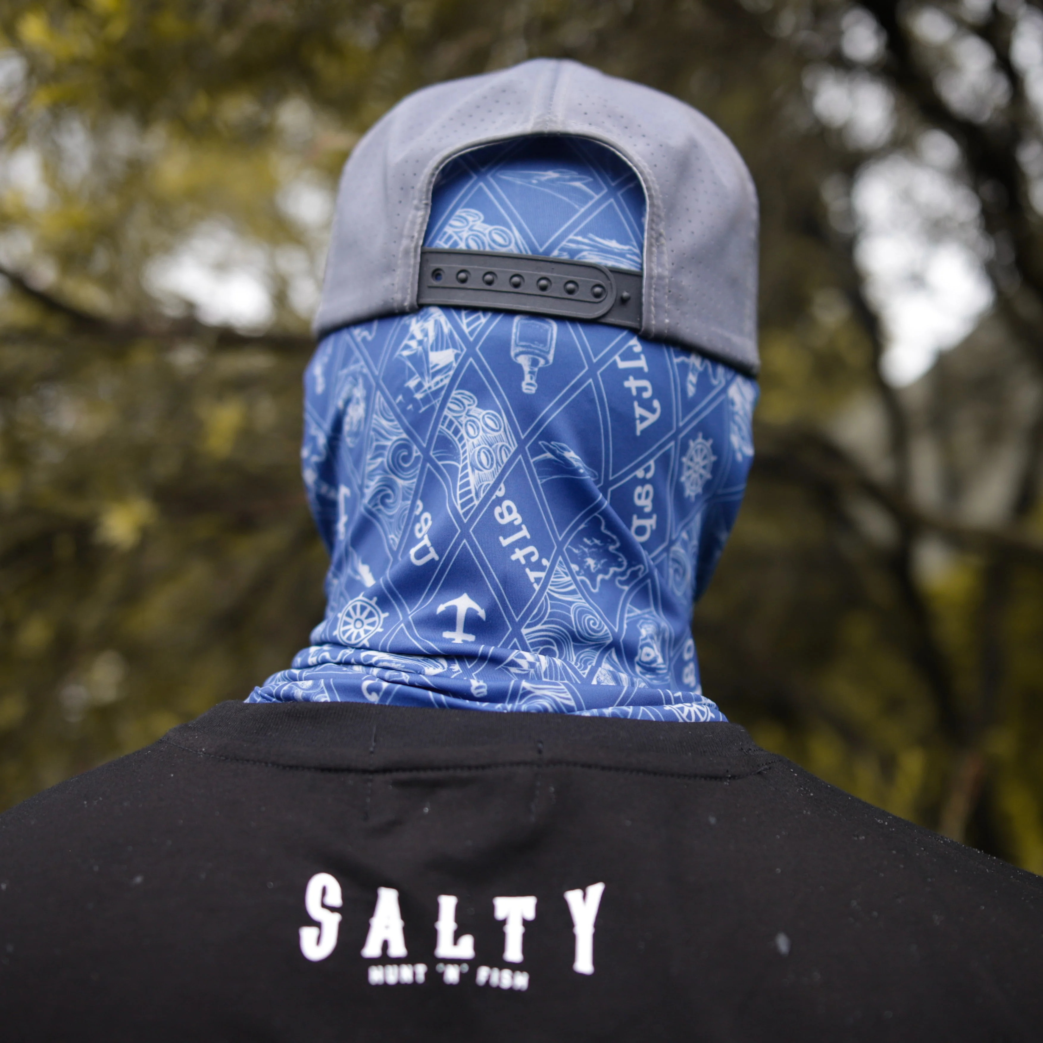 Nautical Collection Face Mask - Blue - Image 3