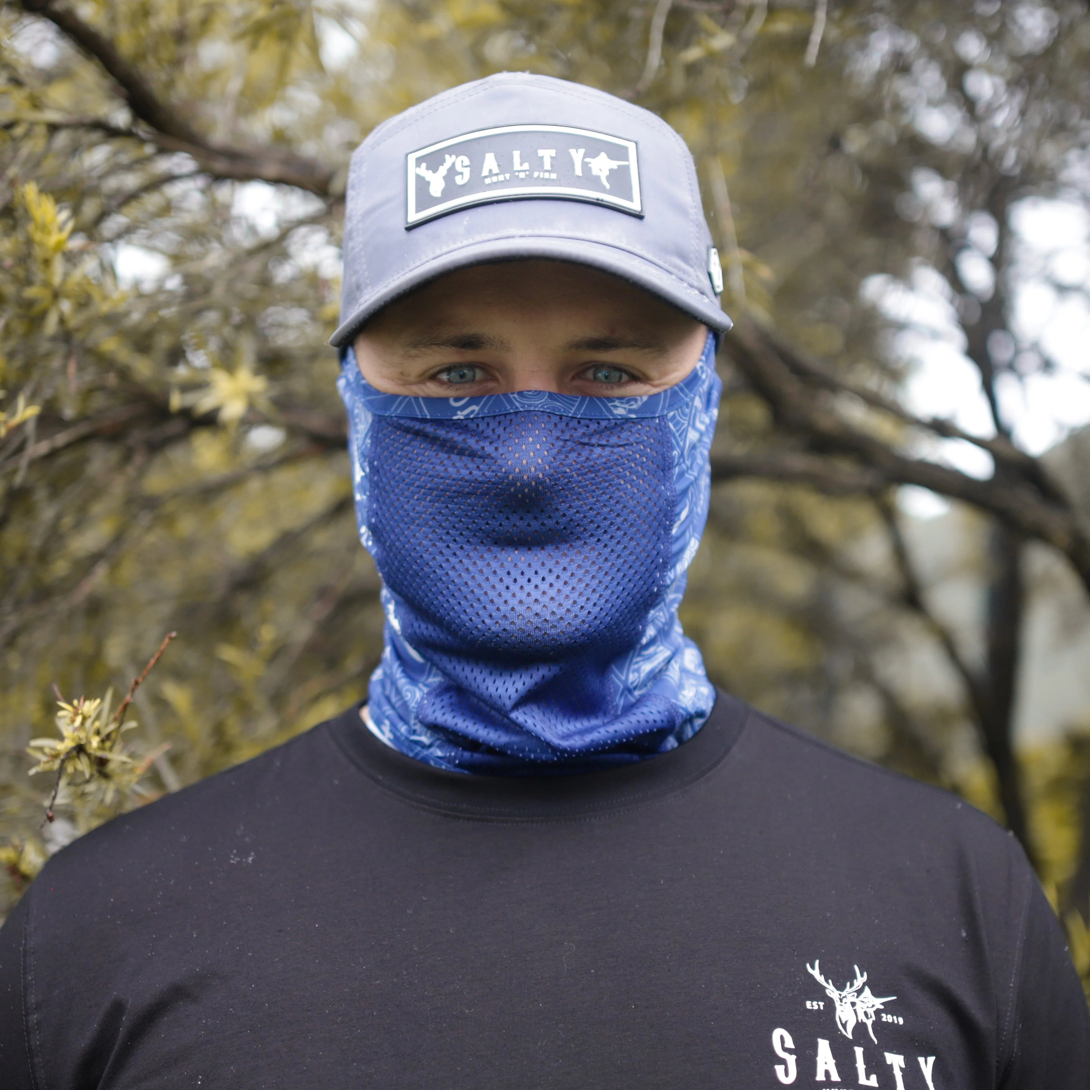 Nautical Collection Face Mask - Blue - Image 4