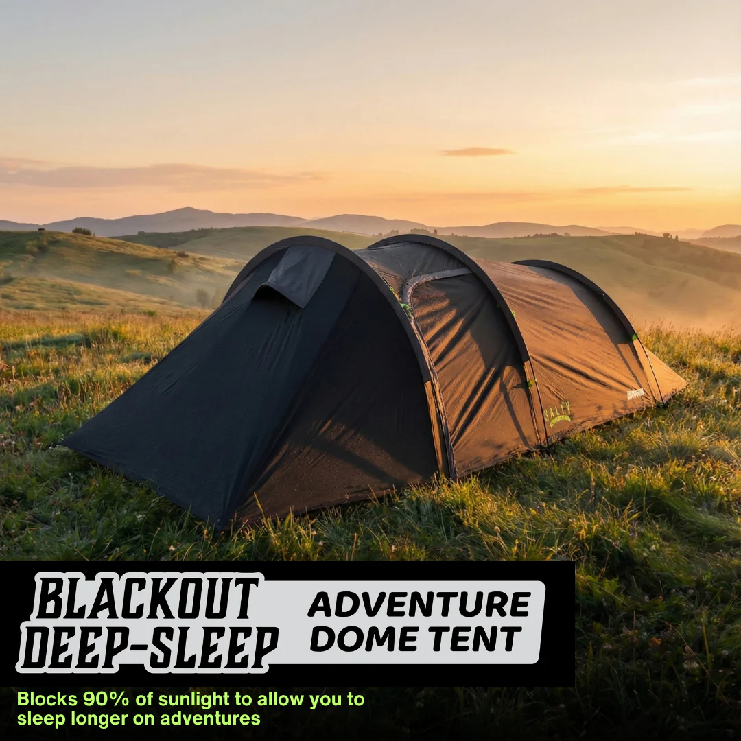 Ultra-lightweight Blackout Tunnel Tent 2 Person - Image 8