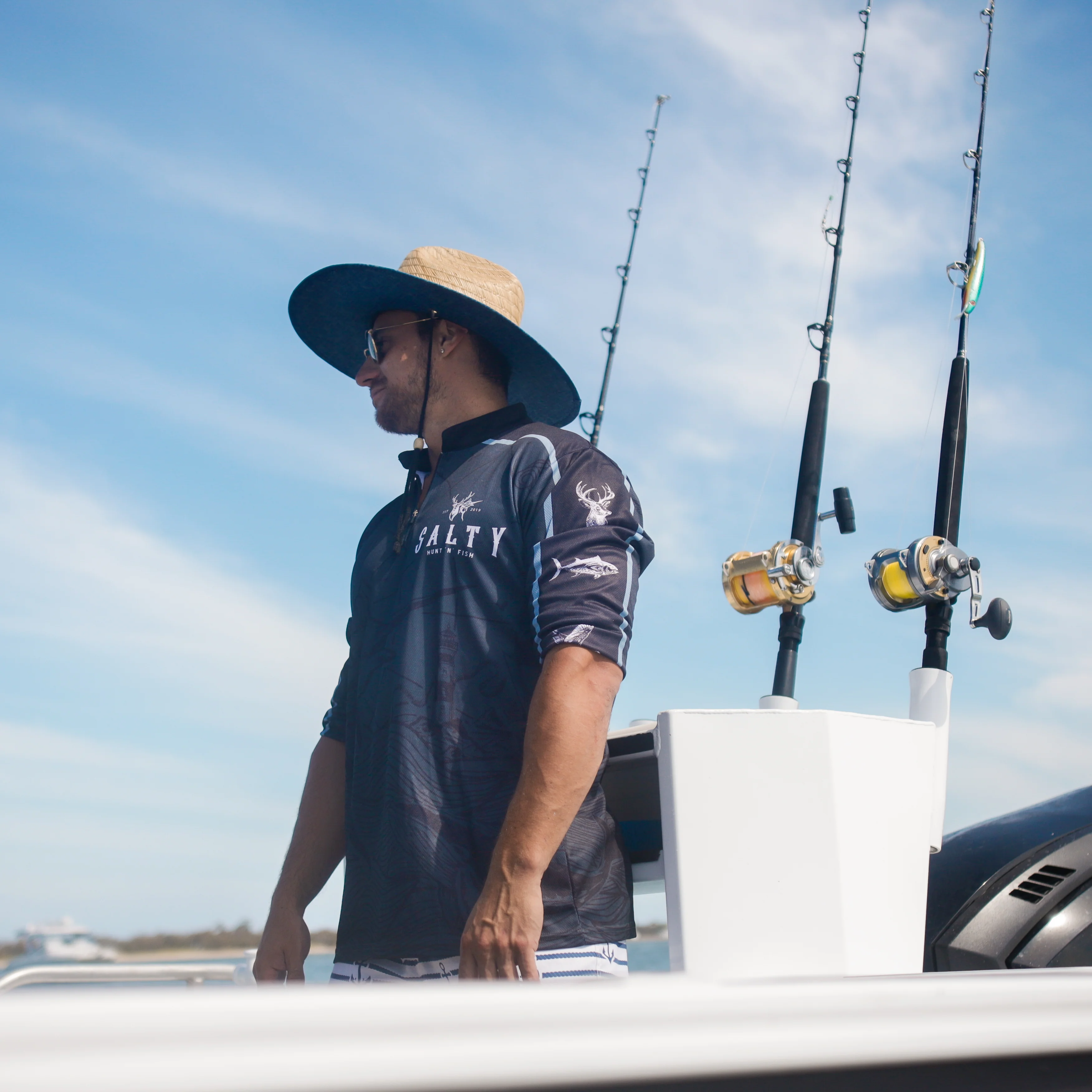 Full Moon | Adults Fishing Shirt - Image 4
