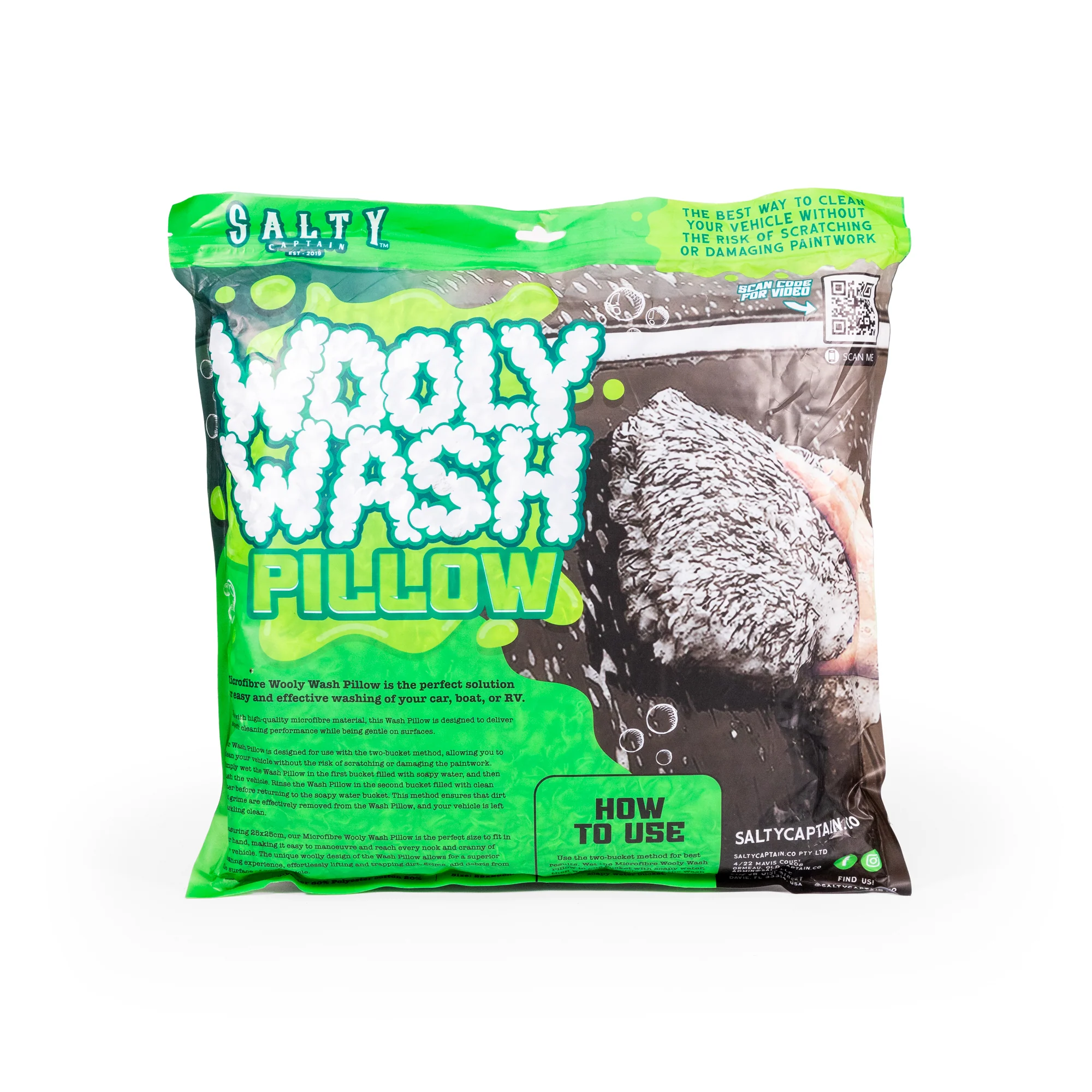 Wooly Wash Pillow - Microfibre Wash Pillow - Image 3